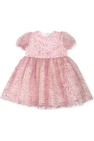 Simonetta Vestido de malla con motivo de lunares