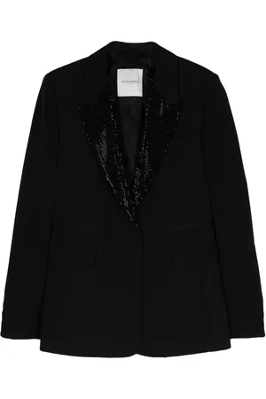 Ermanno Firenze Blazer con detalles de cristal