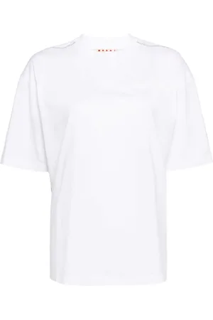 Marni Playera con logo capitonado