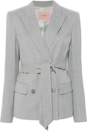 Twin-Set Blazer con cinturón