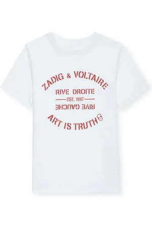 Zadig & Voltaire Playera con logo estampado