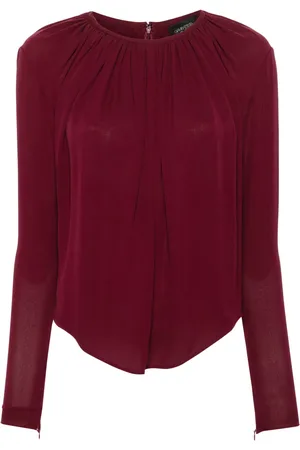 Giambattista Valli Blusa con detalle plisado