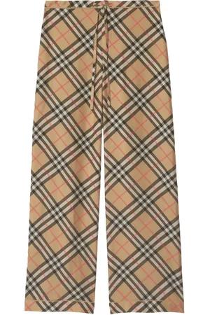 Burberry Pantalones de pijama de seda Nova Check