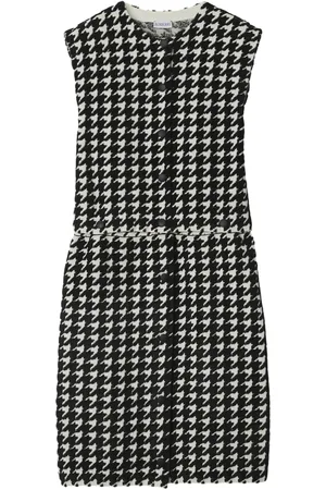 Burberry Vestido corto con motivo pied de poule