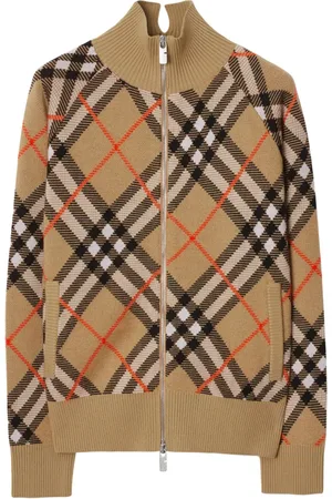 Burberry Cárdigan con motivo de cuadros