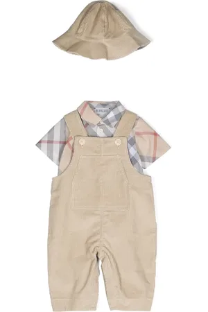 Burberry Set de mameluco con overoles