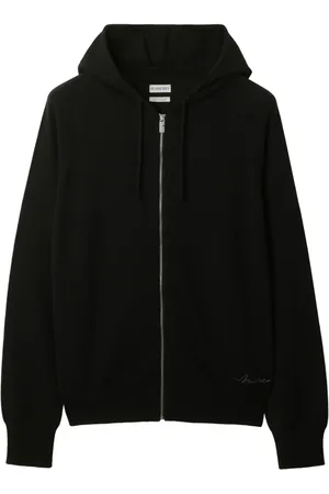 Burberry Hoodie de cachemira con cierre