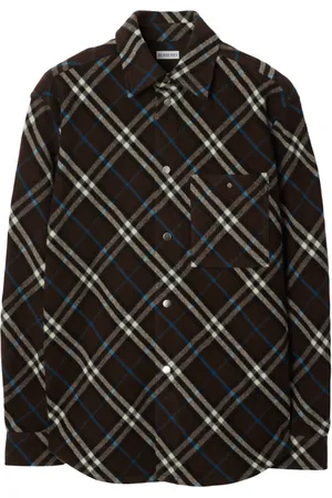 Burberry Camisa con cuadros estampados