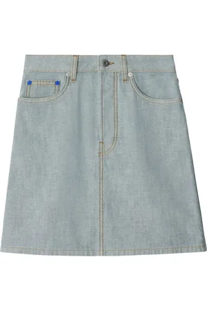 Burberry Falda de mezclilla con motivo EKD