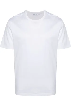 Calvin Klein Playera manga corta con cuello redondo