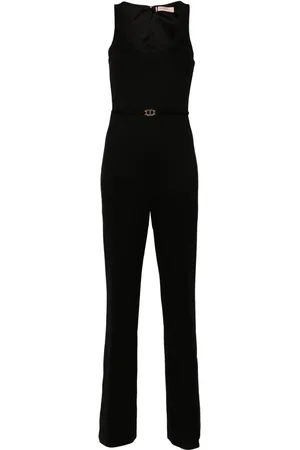 Twin-Set Jumpsuit con placa del logo