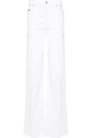 Alexander McQueen Jeans con placa del logo
