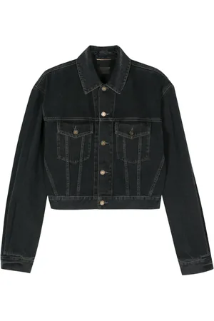 Saint Laurent Chamarra de mezclilla estilo años 80
