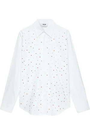 Msgm Camisa con apliques