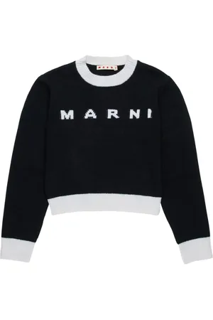 Marni Suéter con ribete en intarsia
