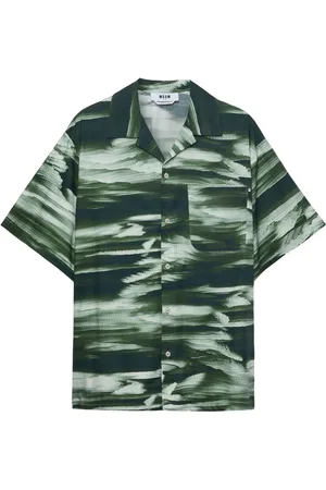 Msgm Playera con motivo abstracto