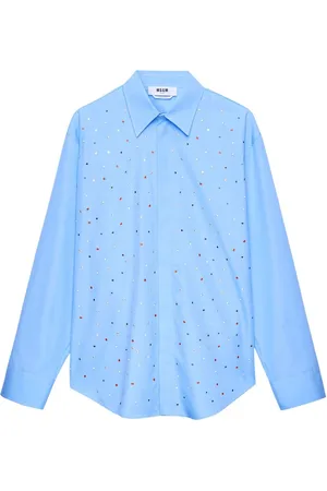 Msgm Camisa con apliques