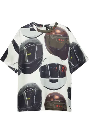 Msgm Playera con estampado gráfico