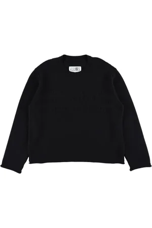 Maison Margiela Suéter con logo en intarsia