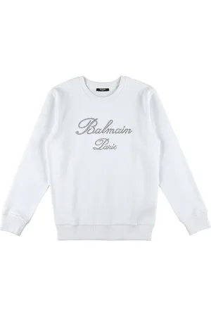 Balmain Sudadera con logo y detalles