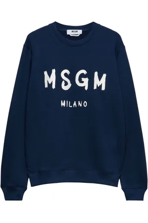 Msgm Sudadera con logo estampado