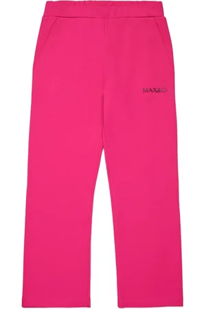 MAX&Co. Kids Pants con logo estampado