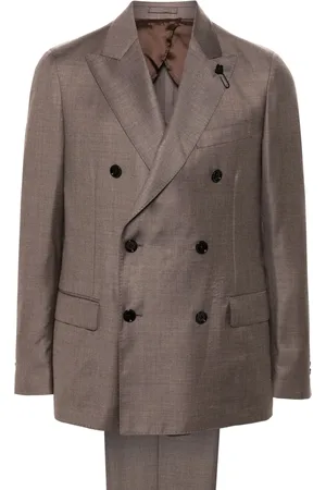 LARDINI Traje con broche del logo
