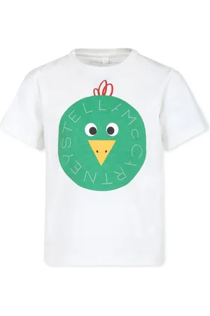 Stella McCartney Playera con sello gráfico