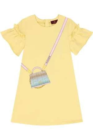 Aigner Vestido con volantes en las mangas