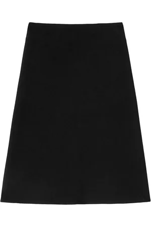 Jil Sander Falda midi con diseño acampanado