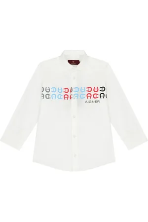 Aigner Camisa con logo estampado