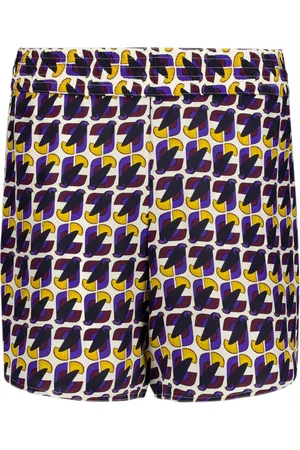 Paula Shorts de seda estampados