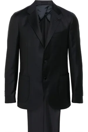 LARDINI Traje con broche del logo