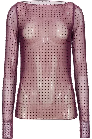 Pinko Blusa semitransparente sin costuras