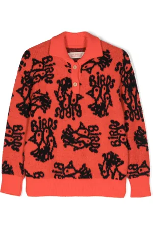 The Animals Observatory Suéter estilo playera tipo polo Raven