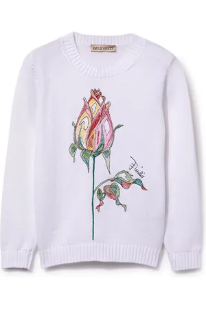 PUCCI Junior Suéter con estampado floral