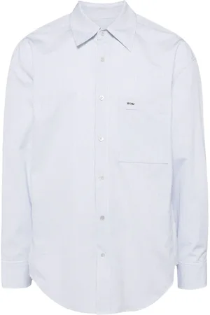 WOOYOUNGMI Camisa con rayas estampadas