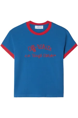 OFF-WHITE Playera con logo bordado