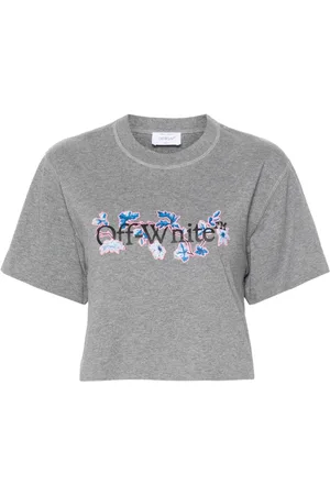 OFF-WHITE Playera corta con logo estampado