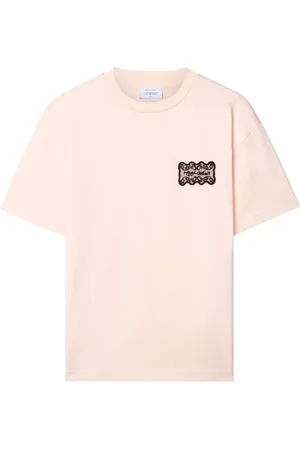 OFF-WHITE Playera con detalle de encaje