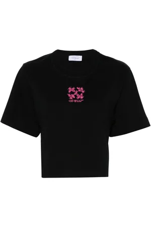 OFF-WHITE Playera corta con bordado Arrows