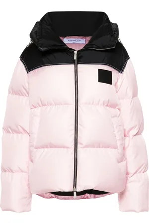 OFF-WHITE Chamarra capitonada con aplique del logo