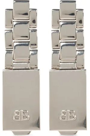 Balenciaga Aretes con logo BB