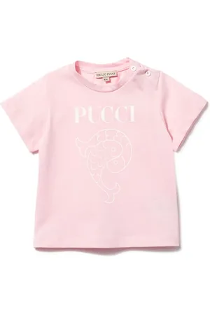 PUCCI Junior Playera con estampado Pesci