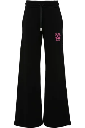 OFF-WHITE Pantalones rectos con bordado Arrows