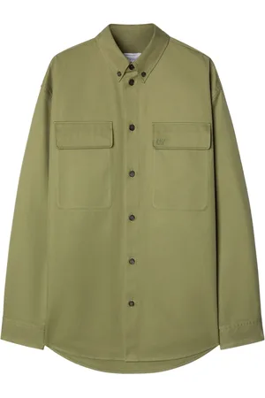 OFF-WHITE Sobrecamisa con logo bordado