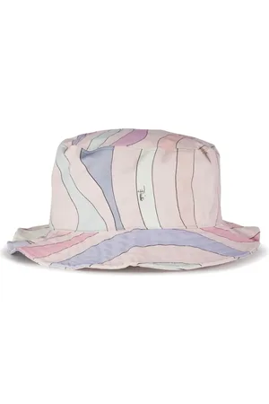 PUCCI Junior Sombrero de verano con estampado Marmo