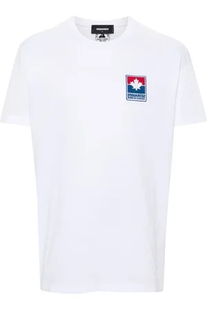 Dsquared2 Playera con parche del logo