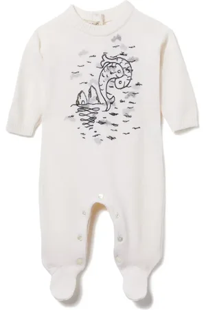 PUCCI Junior Mameluco con bordado Pesci