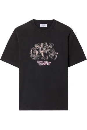 OFF-WHITE Playera Washed Characters